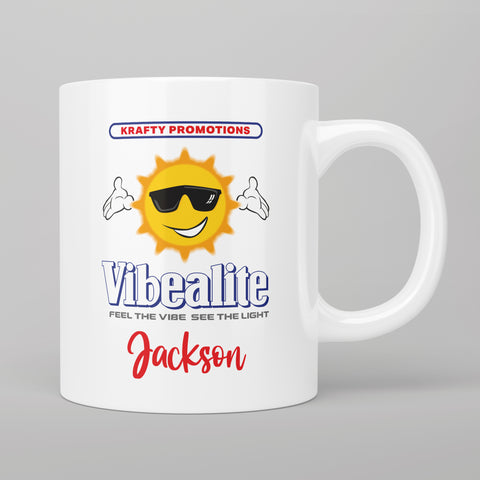 Vibealite Personalised Mug and Coaster