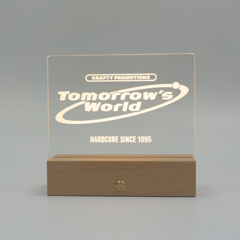 Tomorrow's World LED Sign