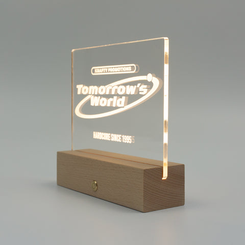 Tomorrow's World LED Sign