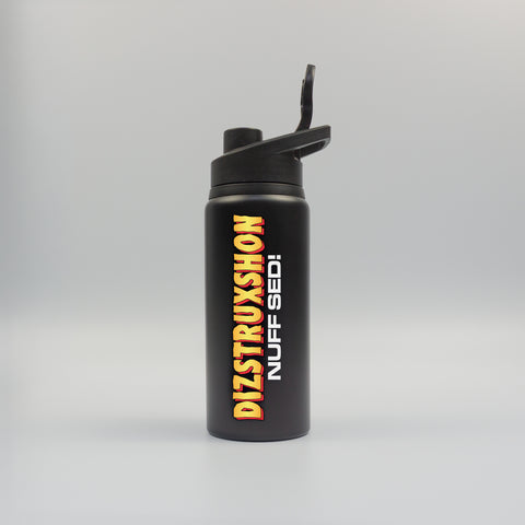 Dizstruxshon water bottle