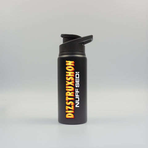 Dizstruxshon water bottle
