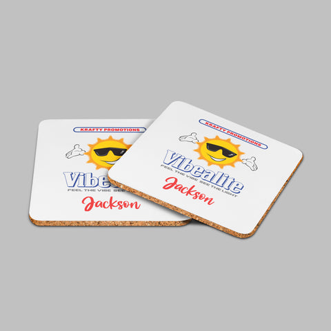 Vibealite Personalised Mug and Coaster